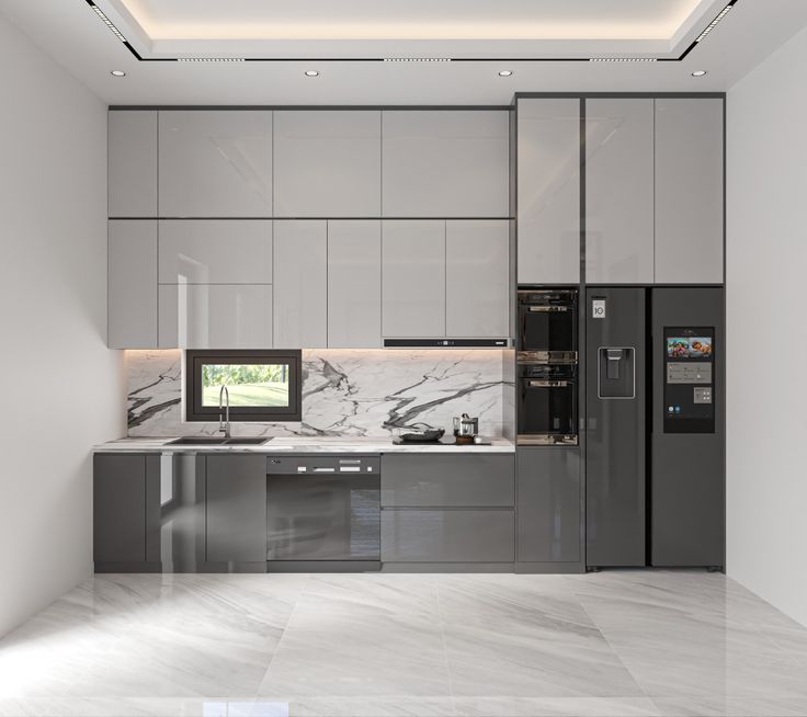 Nên Làm Tủ Bếp Inox Tại Xưởng Hay Mua Sẵn Tại Showroom? Tủ bếp Inox Module, Tủ bếp Inox FIND tu bep inox,showroom Ảnh chụp thực tế một bộ tủ bếp inox cánh kính cường lực