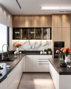 Tủ bếp inox 304 – "Lá chắn" hoàn hảo chống mối mọt và ẩm mốc Cánh Acrylic bóng gương