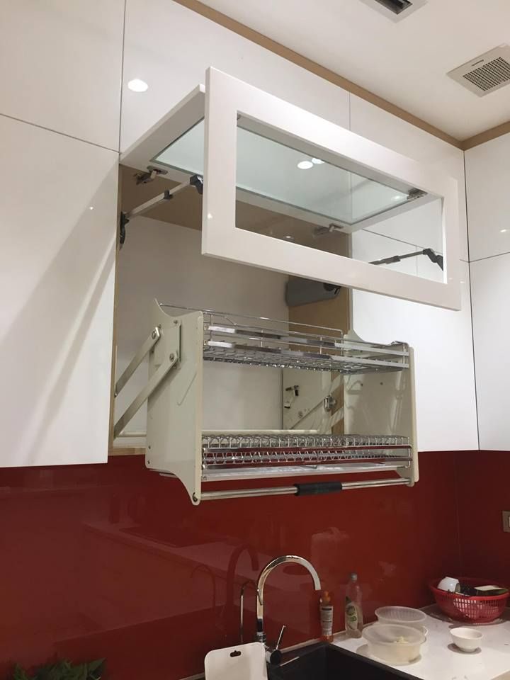 Cách chọn giá bát đĩa thông minh cho tủ Bếp Inox chuẩn nhất Tủ bếp Inox Module, Tủ bếp Inox FIND tu bep inox,gia bat thong minh Phụ kiện giá bát nâng hạ thông minh