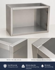 Tủ bếp inox module