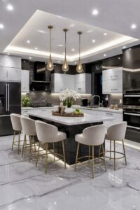 10 mẫu tủ bếp inox chữ L tối ưu diện tích cho nhà phố