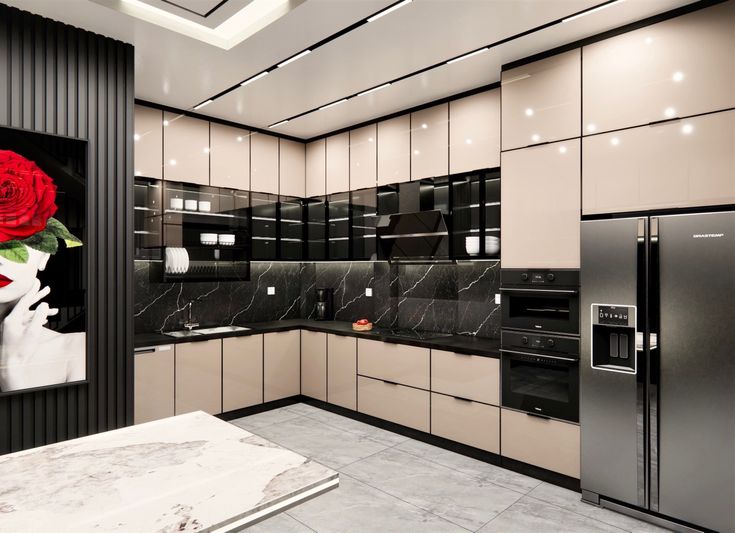 Nên chọn mặt bàn đá Granite hay Marble cho tủ bếp inox? Tủ bếp Inox Module, Tủ bếp Inox FIND đá Granite Mặt đá bàn bếp là điểm nhấn thẩm mỹ và chịu lực chính cho bộ tủ bếp inox 304 tại Tủ bếp inox FIND.