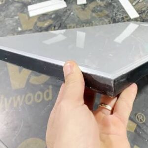 Alternative view of Tủ bếp Inox cánh kính module vân caro 1 lớp