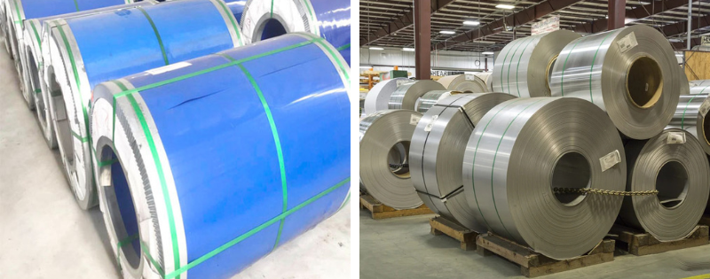 So sánh bề mặt nguyên liệu inox nhập khẩu và inox nội địa sản xuất tủ bếp.