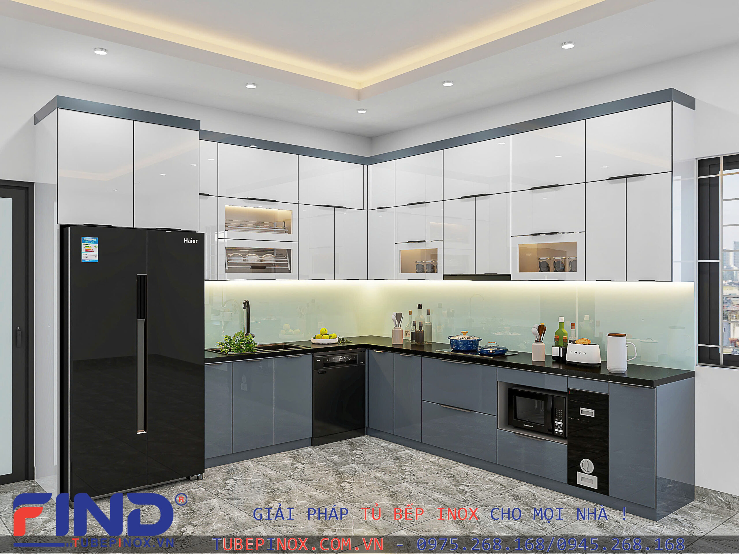 Tủ bếp Inox cánh Kính- Hệ module 1 lớp vân caro Tủ bếp Inox Module, Tủ bếp Inox FIND Tủ bếp inox cánh kính,tủ bếp inox,tủ bếp inox cánh kính cường lực Tủ bếp Inox cánh Kính- Hệ module 1 lớp vân caro