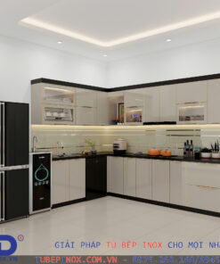 Lựa chọn màu sắc kính ốp bếp chuẩn Ngũ hành giúp trung hòa năng lượng tiêu cực từ hướng bếp xấu.