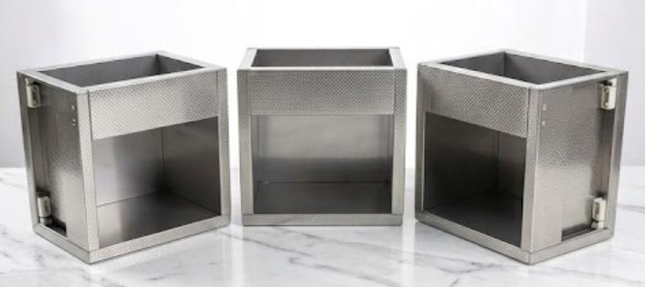 Tủ bếp Inox cánh Acrylic An cường - Hệ module 1 lớp vân caro Tủ bếp Inox Module, Tủ bếp Inox FIND Tủ bếp inox cánh Acrylic An Cường,tủ bếp inox,tủ bếp inox cánh acrylic,giá tủ bếp inox Tủ bếp Inox cánh Acrylic An cường - Hệ module 1 lớp vân caro Tủ bếp inox cánh Acrylic An Cường
